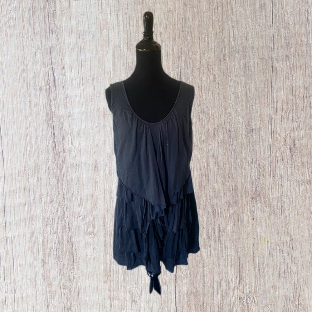 Deletta Grey Flowy Tank Top